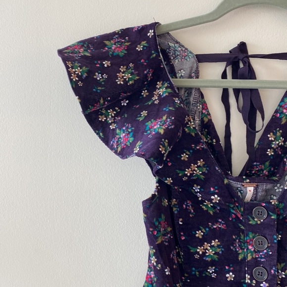 Free People Violet Visions Corduroy Romper - Picture 7 of 11